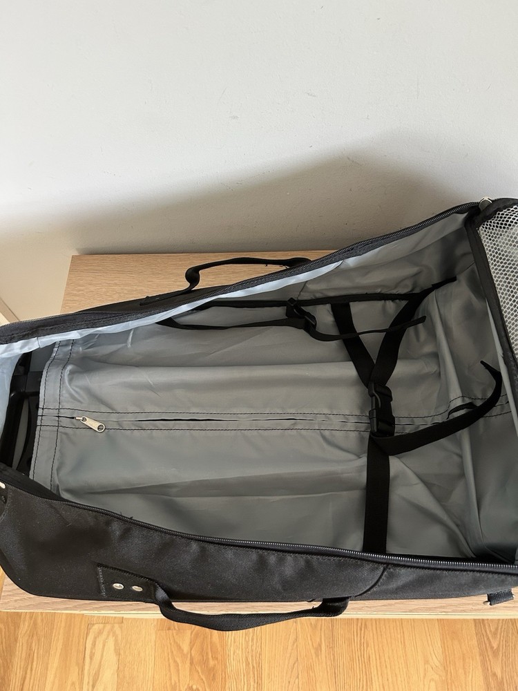 Rolling Worth Baseball Backpack Black