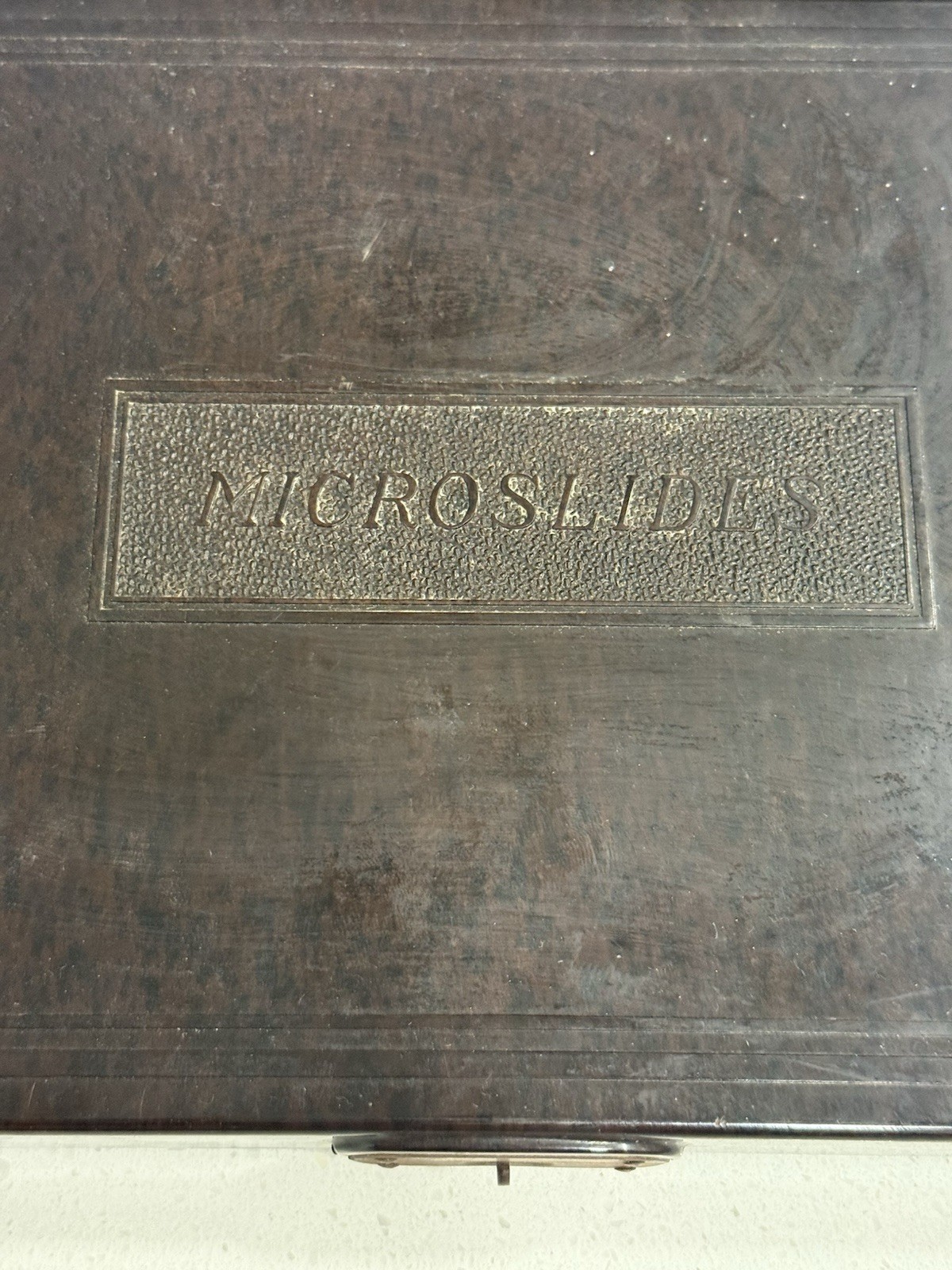 Microslides Glass Microscope Slides Scientific Box Vintage Doctor Memorabilia