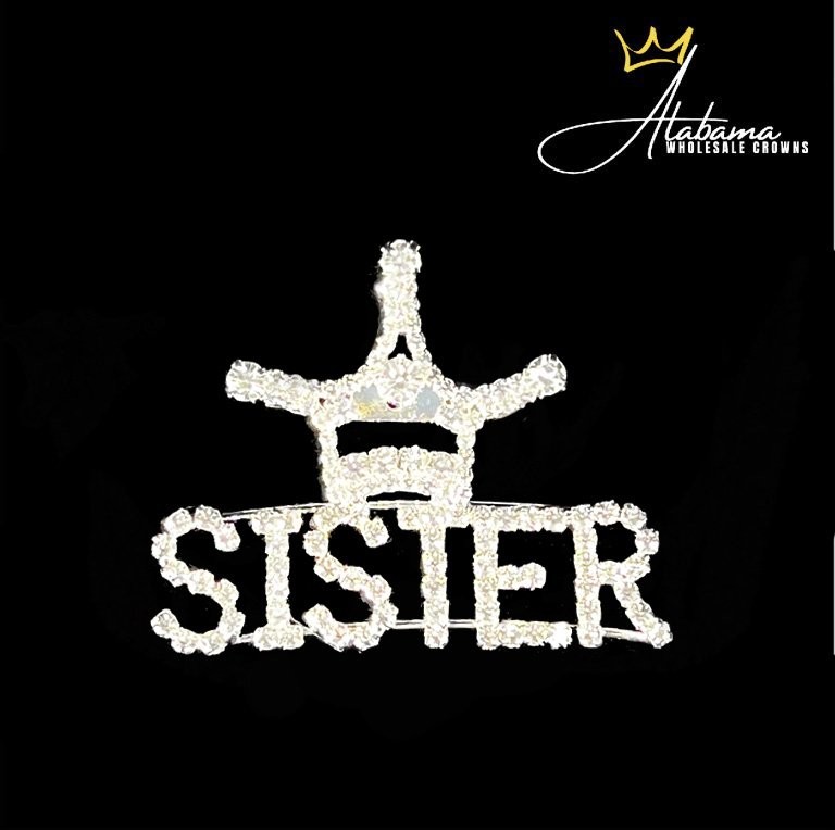 Crown Pin- Sister