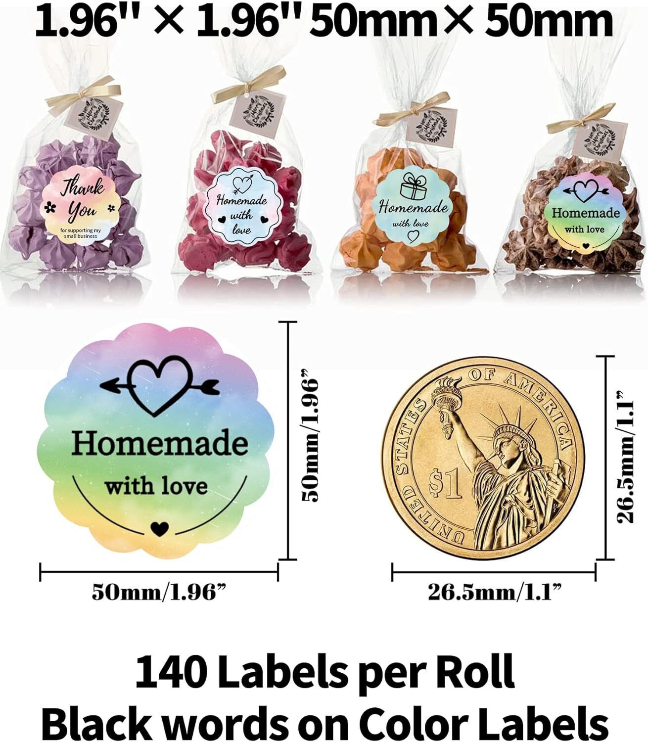 2" Direct Thermal Labels Holographic Self-Adhesive For Logo X-max Card Sticker