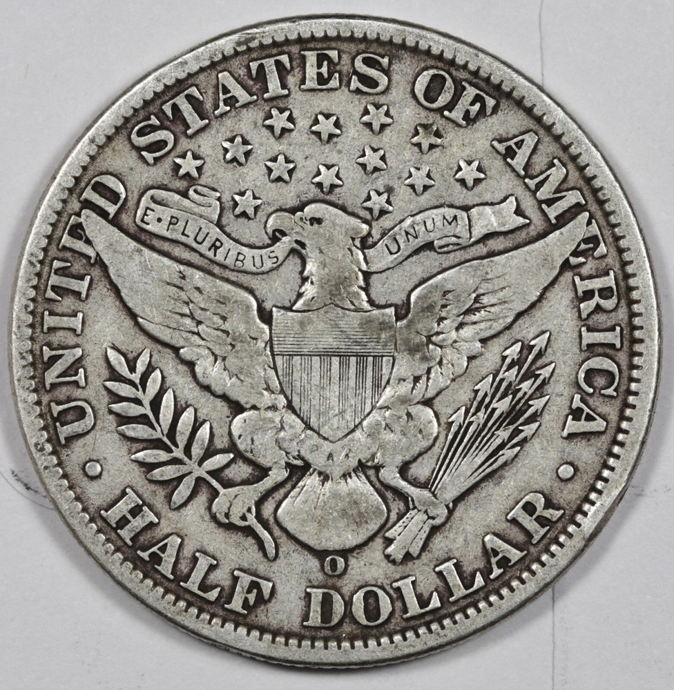 1908-o Barber Half. Fine. 202463