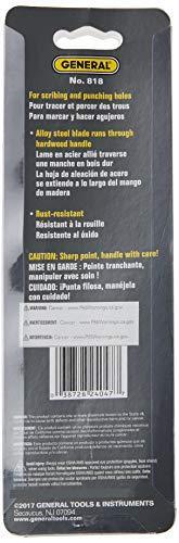 General Tools 818 Hardwood Handle Scratch Awl