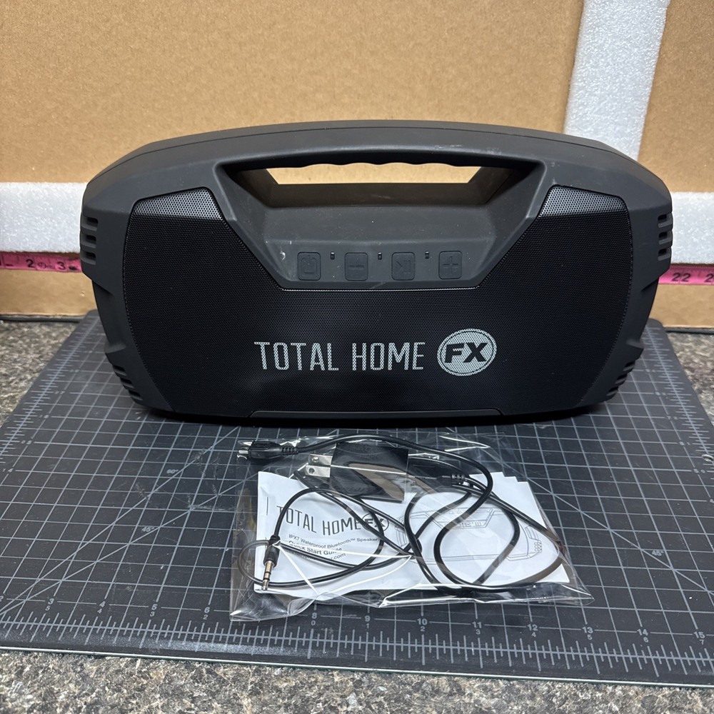 TOTALHOME FX Bluetooth Portable Speaker ￼ Waterproof Wireless ￼