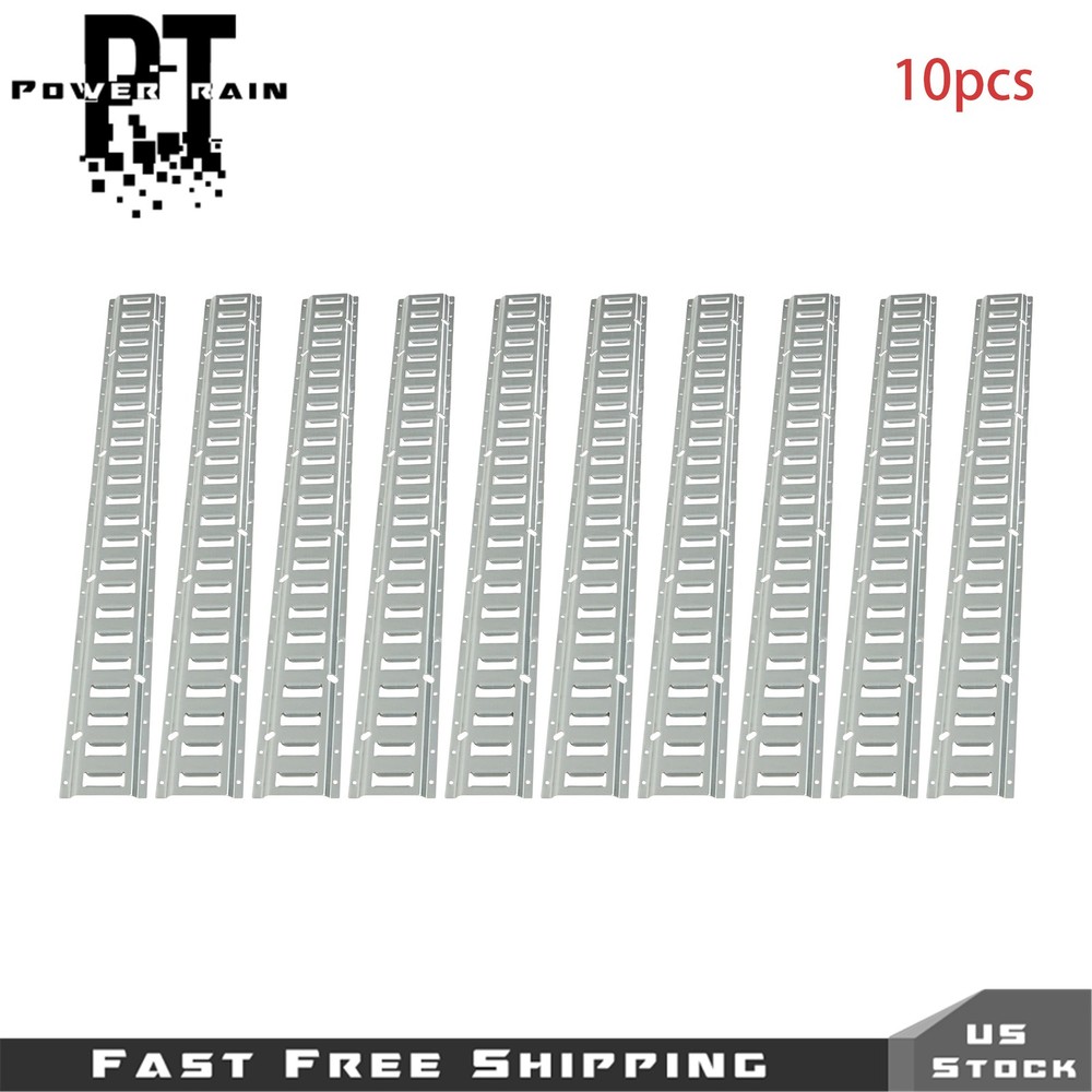 For Cargo Trailer 10 Pack 4' E Track Tie Down Rail Kit Power Coated