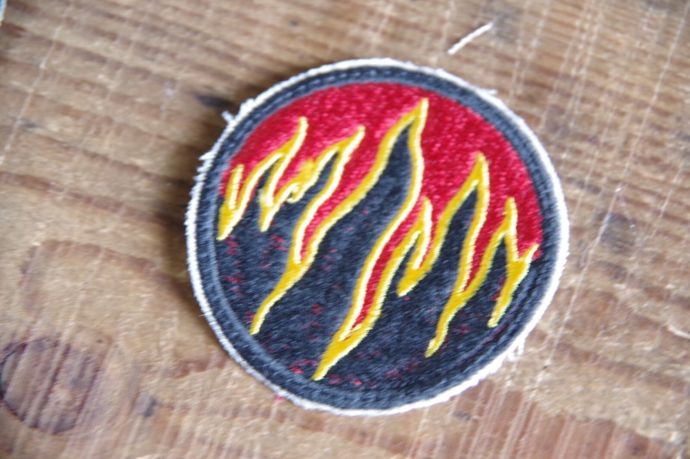 119th Infantry Division Patch TYPE 1 Miss Drop 44 Patch King 'Phantom' REVERSED