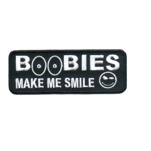 BOOBIES MAKE ME SMILE PATCH