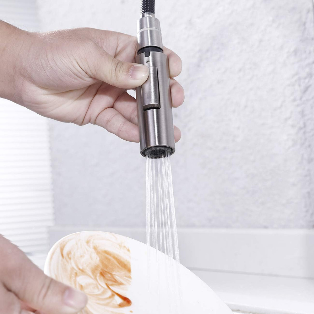 Pull down Spray Head for Kitchen Faucet, 2-Function Bathroom Faucet Replacement