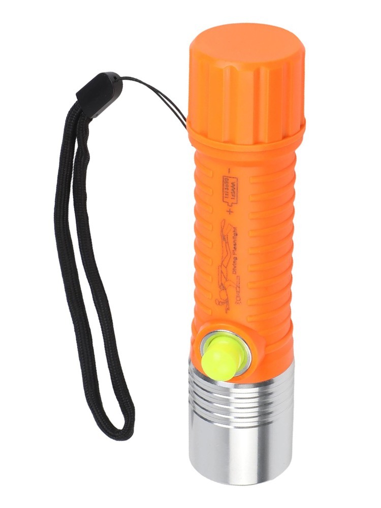 Pratical Flashlight Underwater Lamp Anti-abrasive Free-scratch Shock-proof