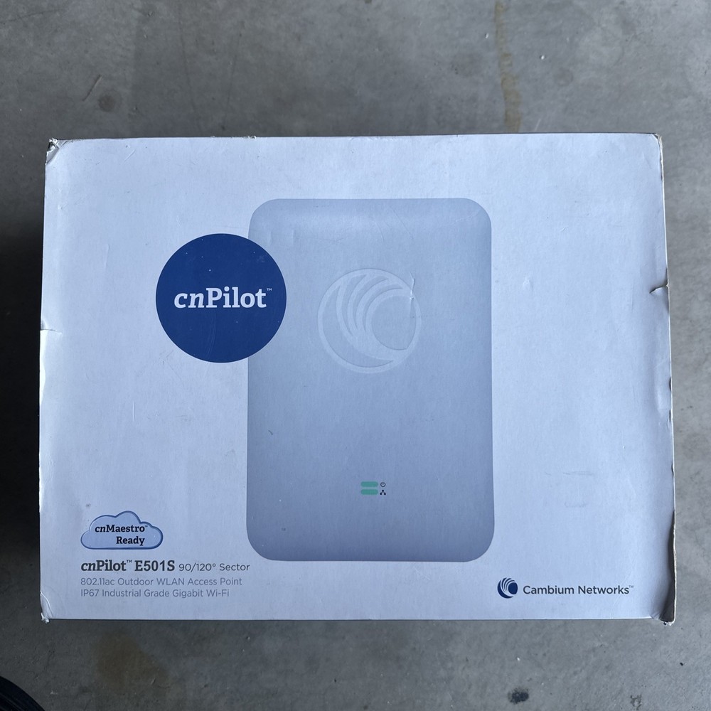 cnPilot E501S Outdoor WLAN Access Point | PL-501SP00A-US | With Accessory Kit