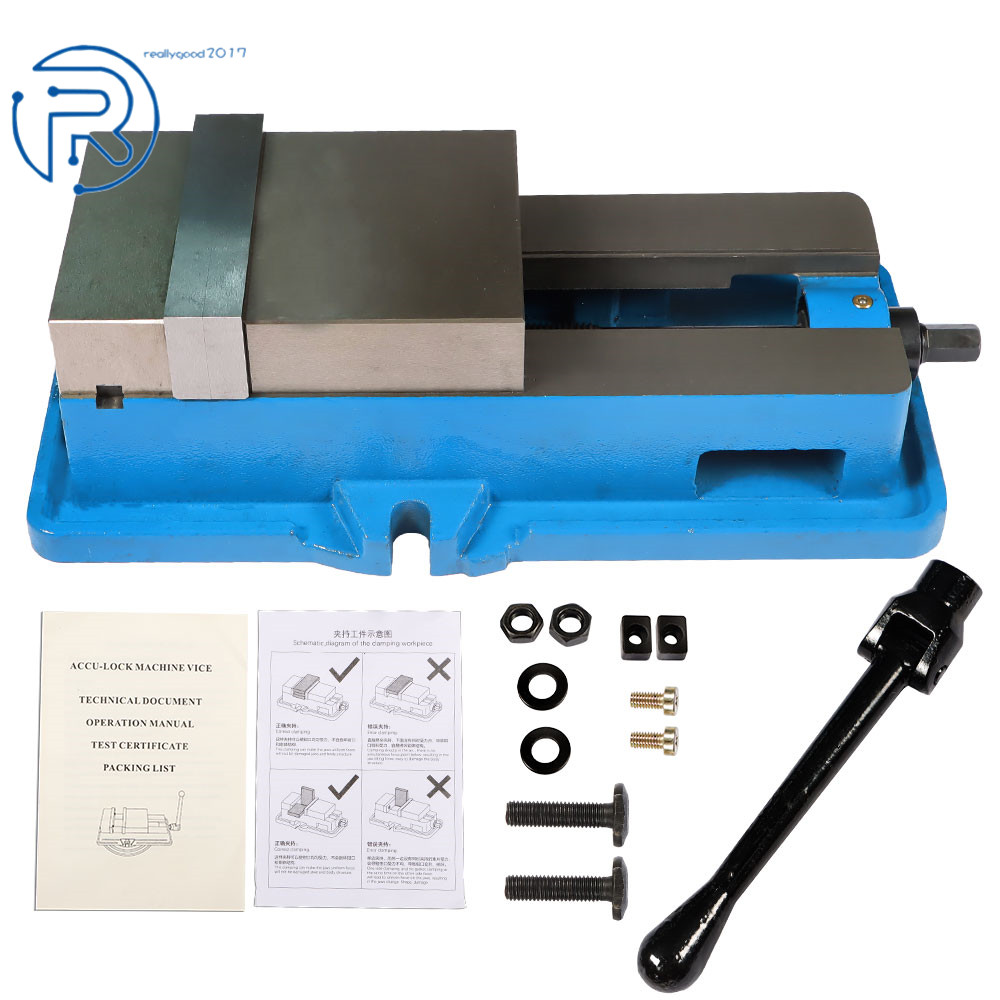 5Inch Lockdown Milling Machine Bench Vise Clamping Vice Precision Without Base