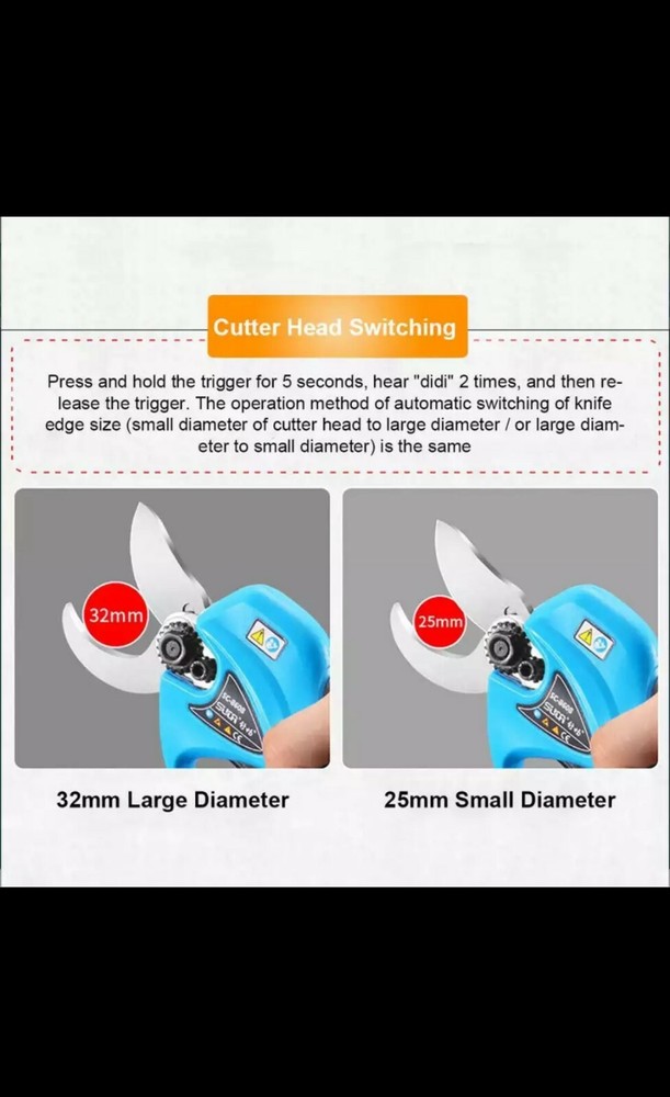 Professional Pruning Shears 35mm