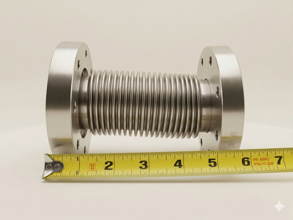 MDC | 4.5" CF FLEXIBLE COUPLING | 5.75" OAL BELLOWS | CONFLAT | DN63CF
