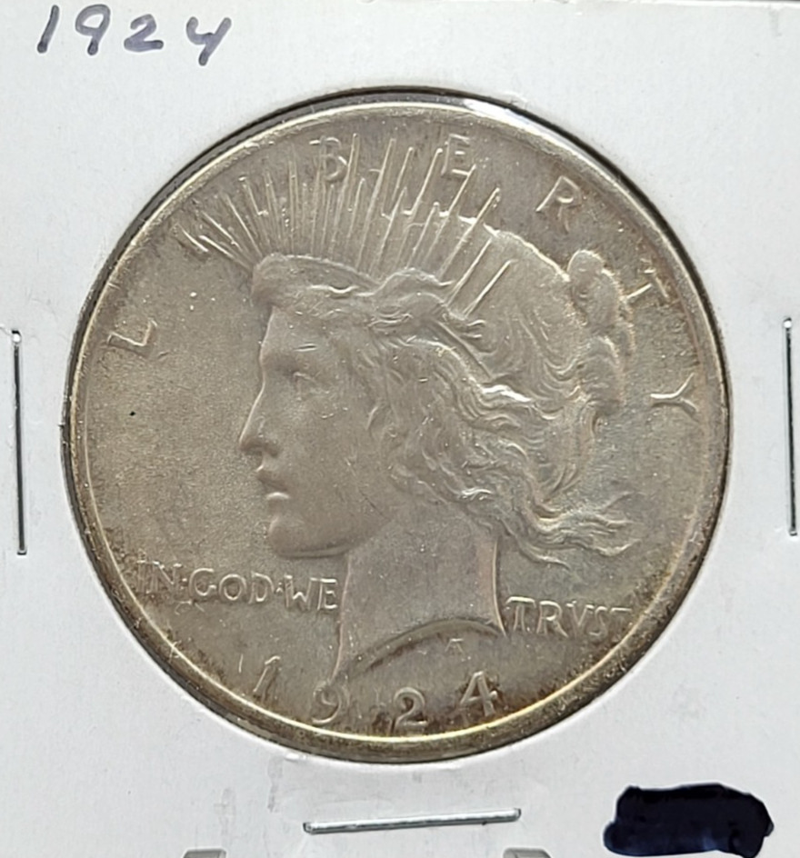 1924 U.S. Peace Dollar 90% Silver