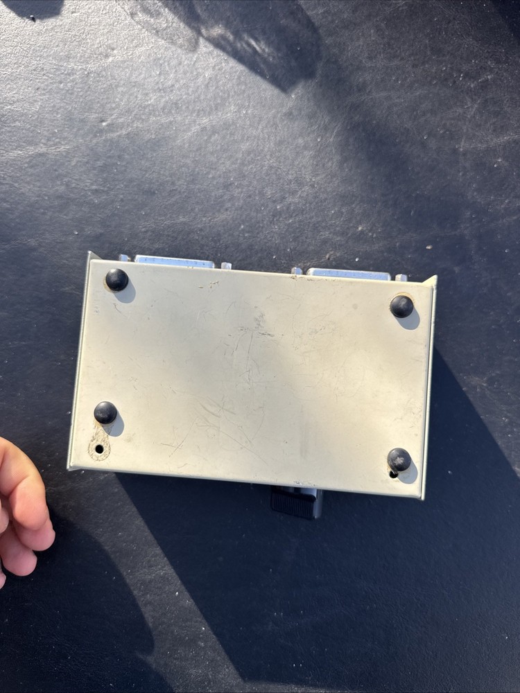 Vintage DB25 A/B/C/D Parallel Serial Manual Data Switch Box