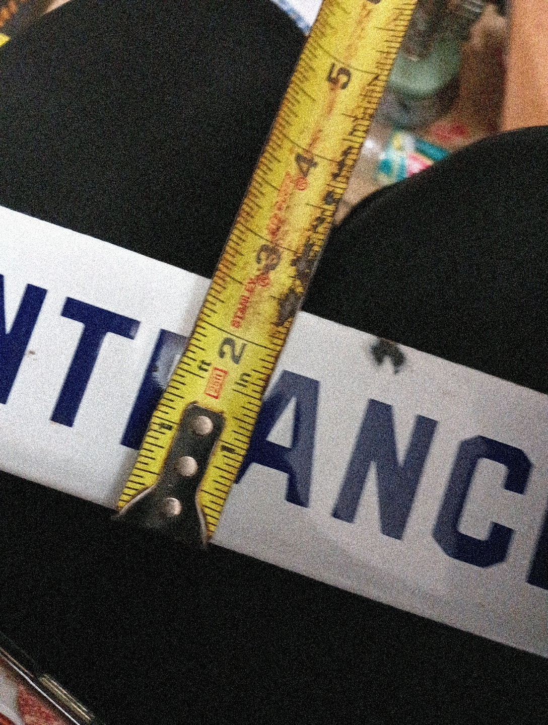 Porcelain Entrance Sign