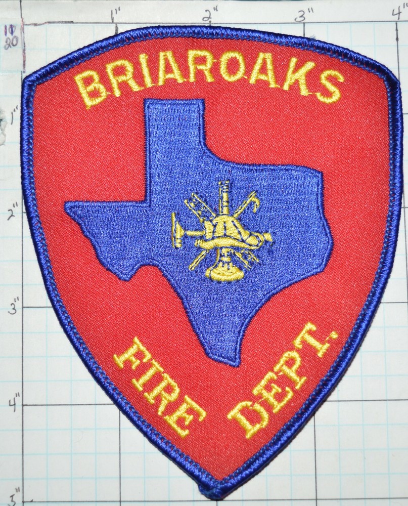 TEXAS, BRIAROAKS FIRE DEPT PATCH