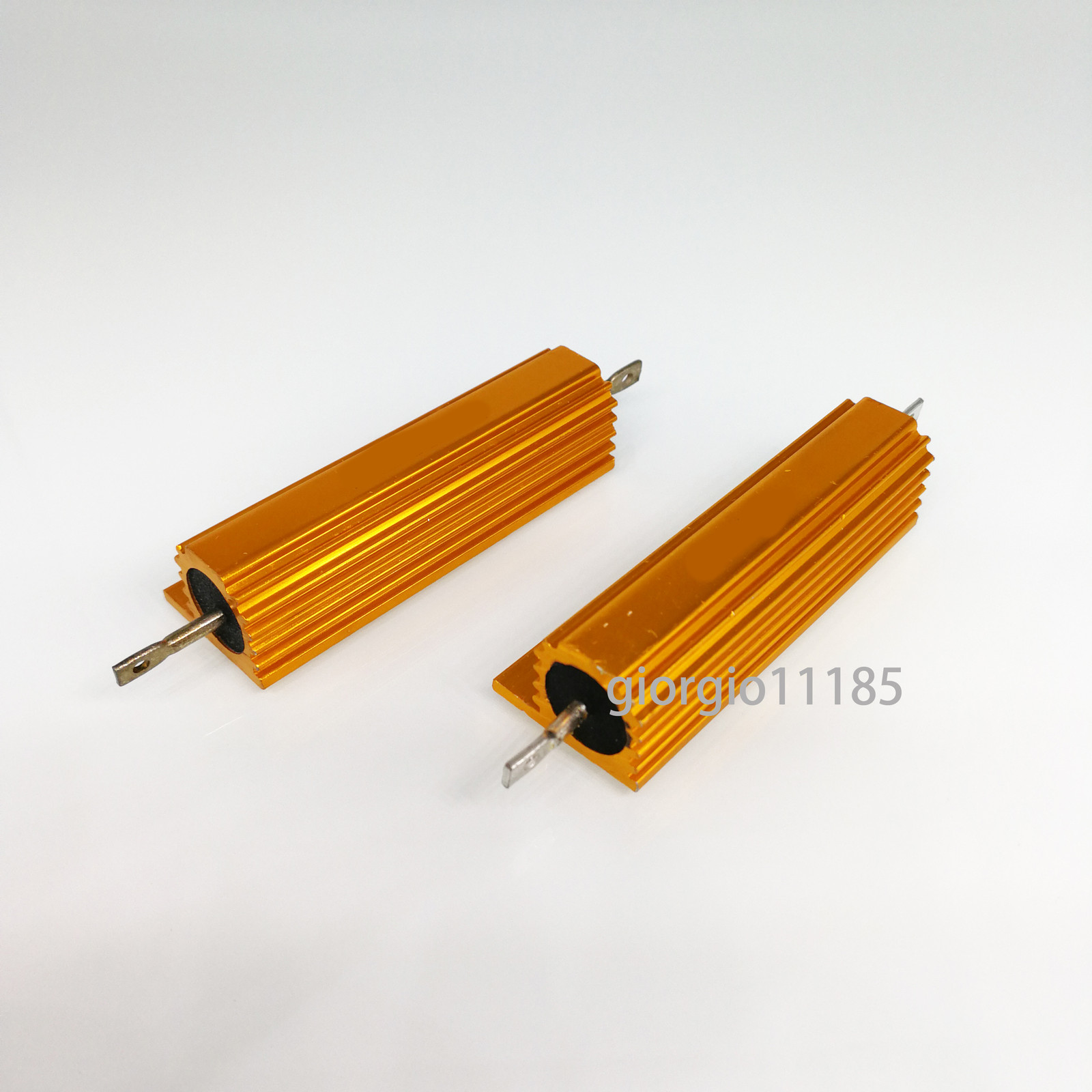US Stock 2pcs 4 ohm 4 100W Watt Aluminum Housed Metal Case Wirewound Resistors