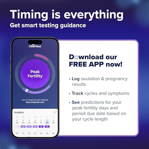 Clearblue Advanced Digital Ovulation Test Kit, 32 Count White