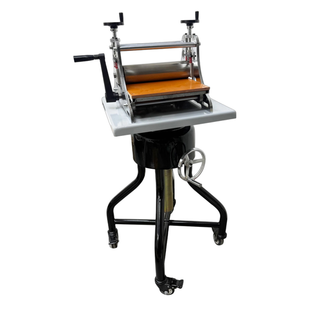 360° Rotating Press Printmaking Machine, Manual Mini Tabletop Art Print Press