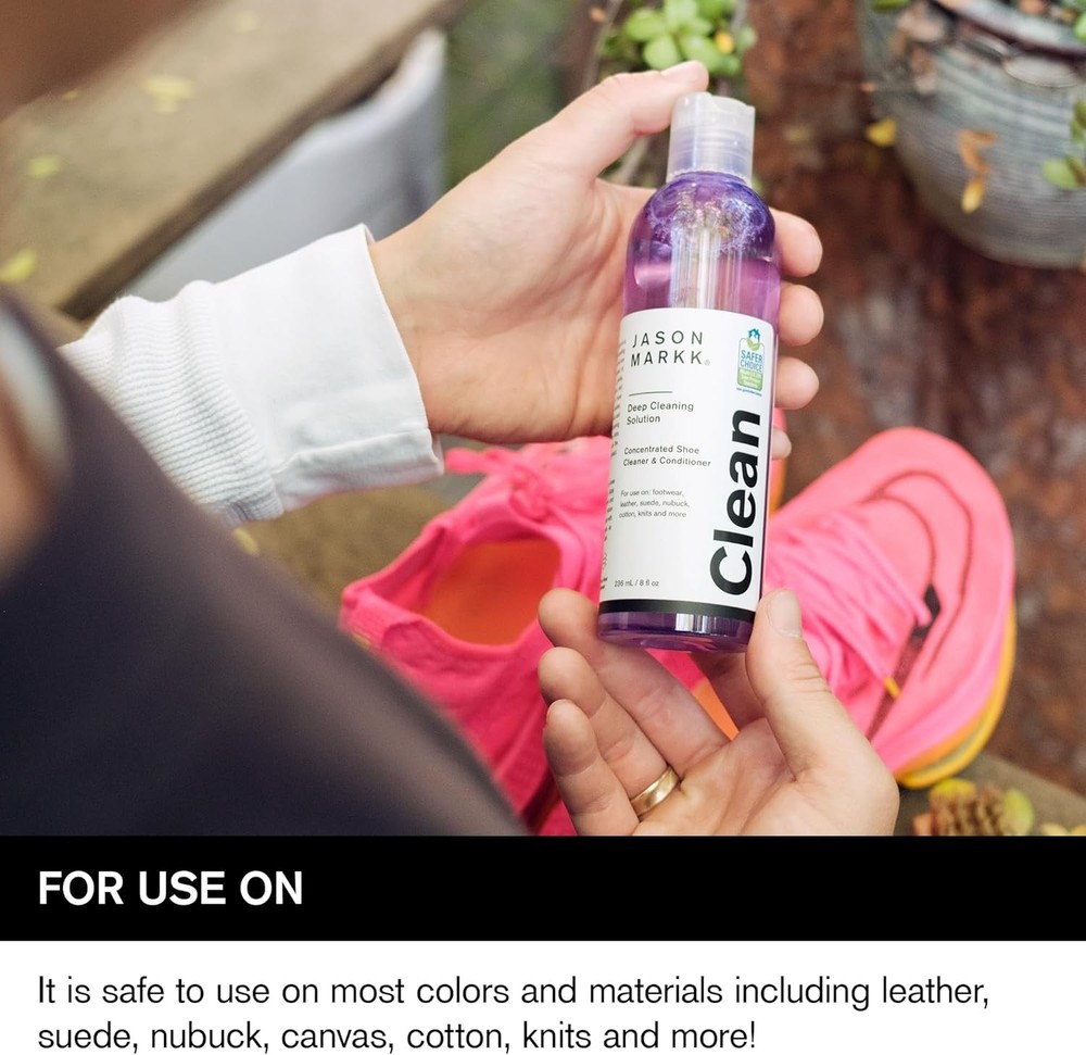 Jason Markk Unscented Biodegradable Deep Cleaning Solution, Shoe Cleaner, 8oz