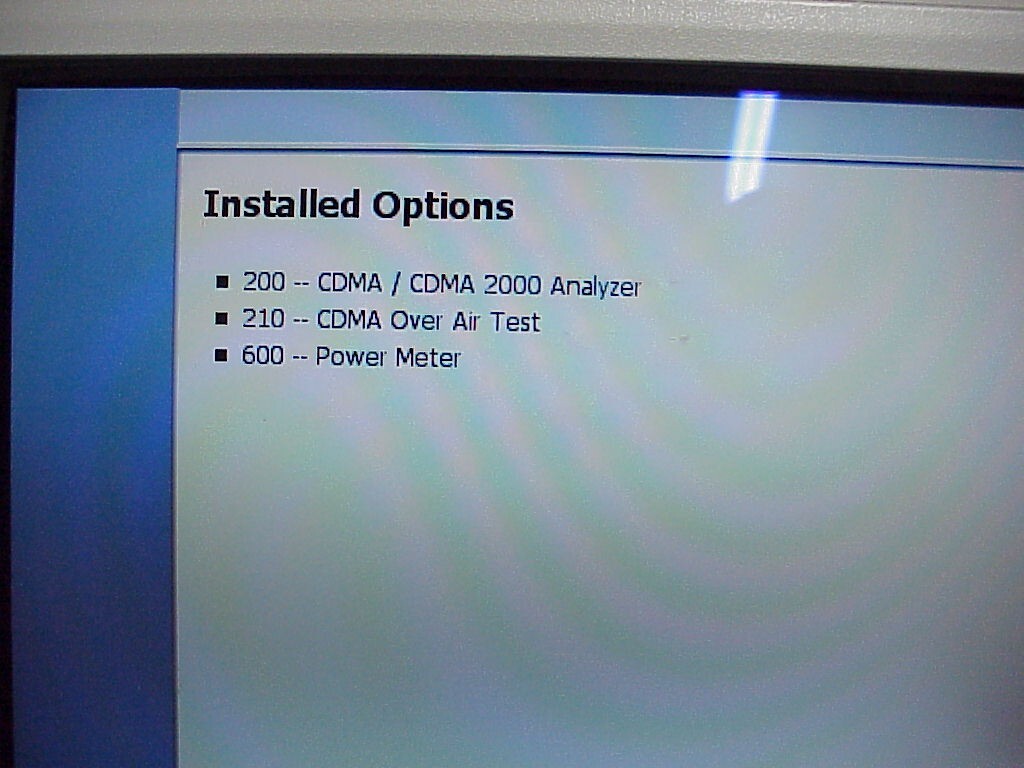 Agilent E7495B Base Station Test Set 10 MHz-2.7 GHz | WITH 3 OPTIONS | TESTED