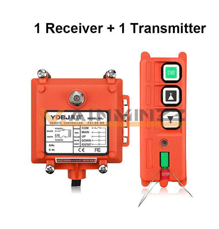F21-2S Industrial Crane Wireless Remote Control 1Transmitters + 1Receiver NEW