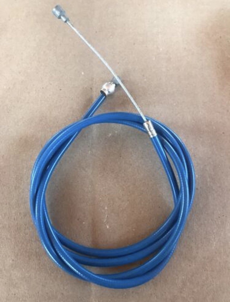Nos Teflon lined deep blue rear brake cable Bmx