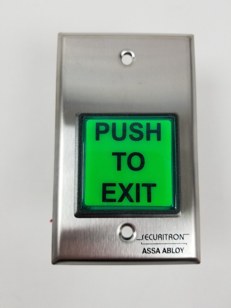 Assa Abloy Securitron EEB2 Emergency Exit Button Green 30 Second Timer NEW