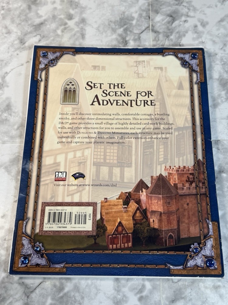 MAP FOLIO 3-D Dungeons & Dragons Adventure Module Accessory