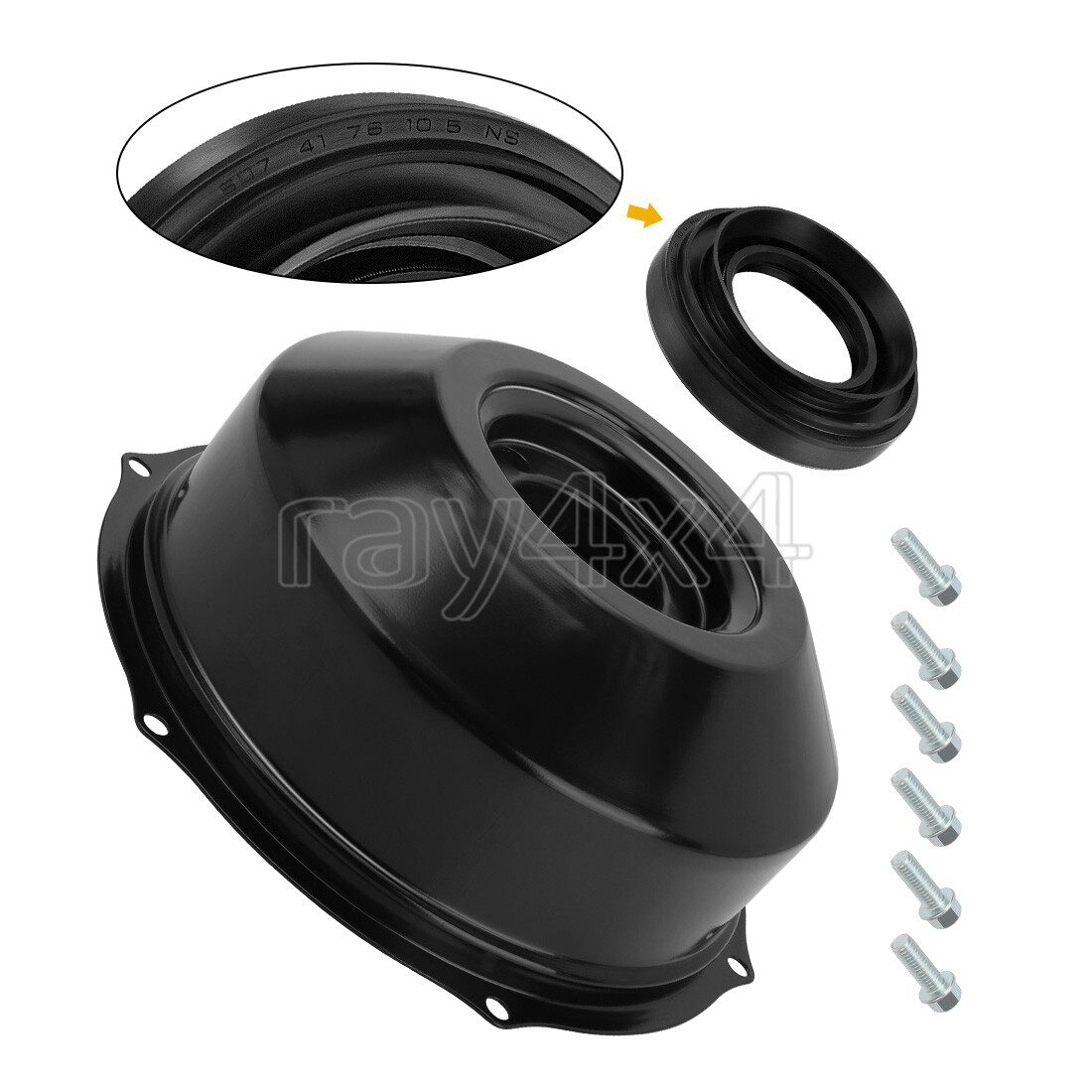 Rear Brake Drum Hub Plate Cover Bearing Seals Kit for Honda TRX400FW 1995-2003