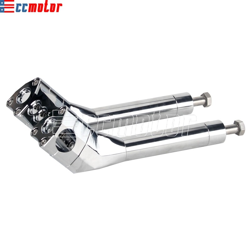 8" 9" Handlebar Pullback Riser Club Style 1" Bar For Harley Softail Dyna FXDWG