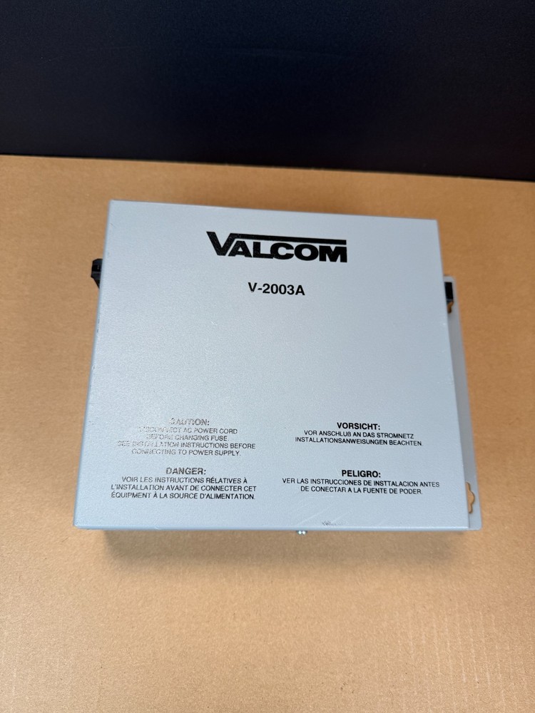 VALCOM V-2003A 3 Zone 1 Way Page Control With Power Cable Included