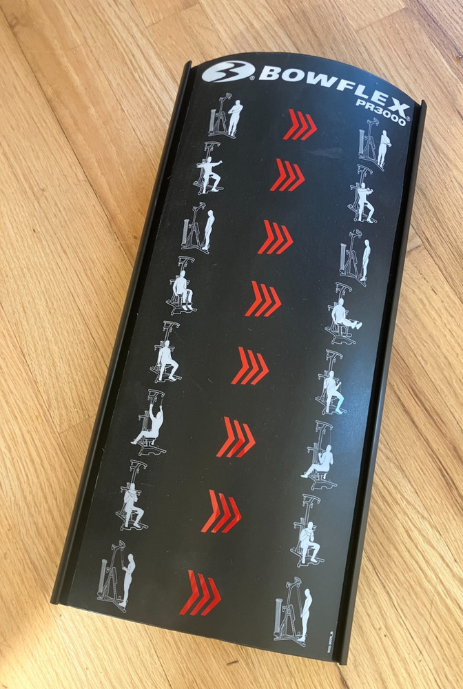Bowflex PR3000 Placard