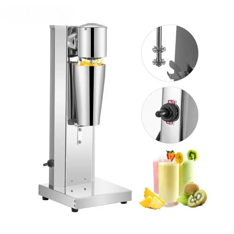 New Commercial Milkshake Machine 800ml Stainless Steel Single Head Milk Bubble