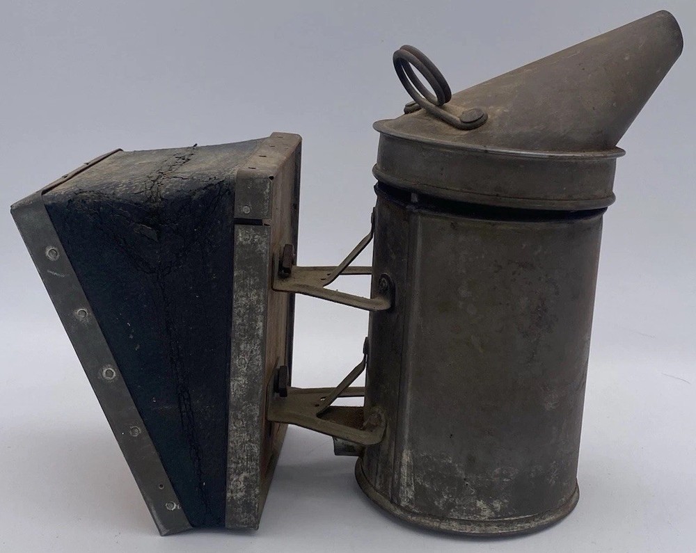 Vintage Bee Smoker Leather Bellows