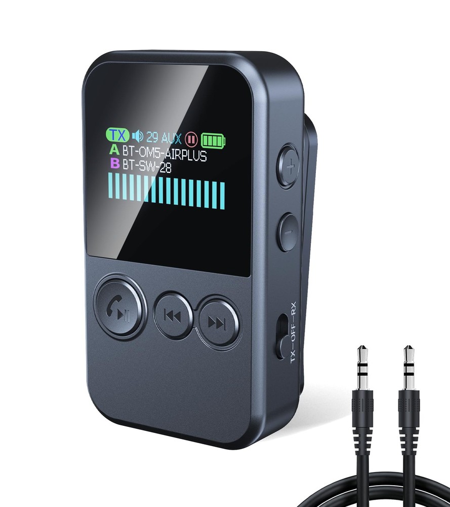 Bluetooth Transmitter for TV to 2 Headphones, Wireless Receiver for Car Hands...