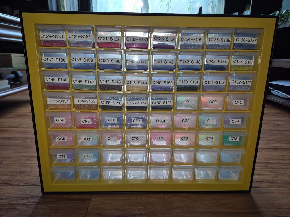 Mini Bead bulk lot with everything you need and storage
