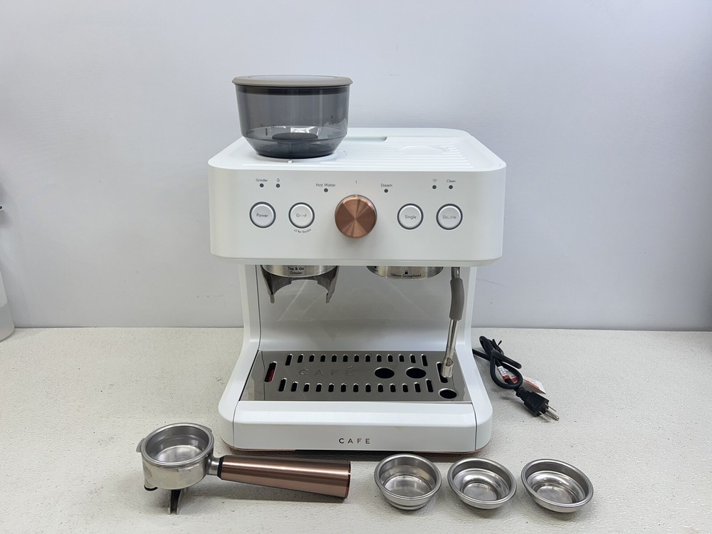 Café - Bellissimo Semi-Automatic Espresso Machine with 15 bars - Matte White -