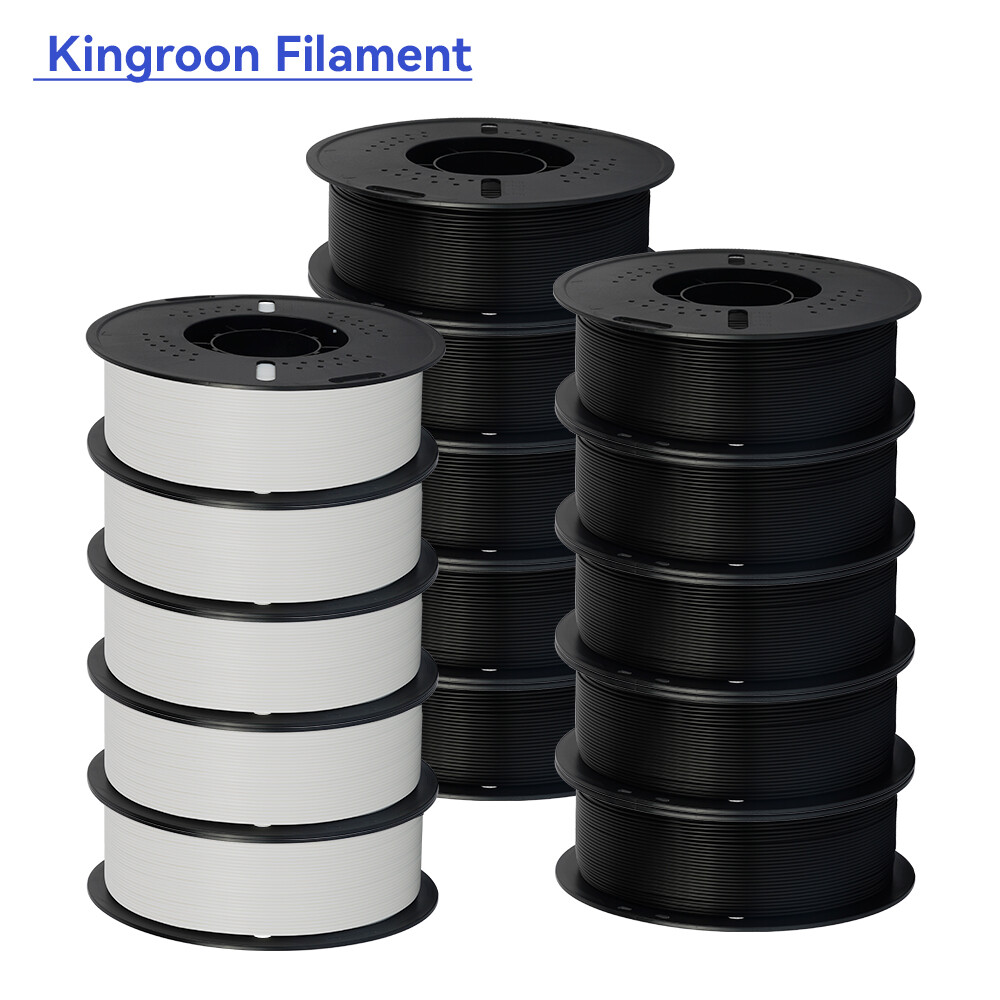 Kingroon 10KG PLA PETG Matte 1.75mm 3D Printer Filament High Speed Lot 1KG Spool