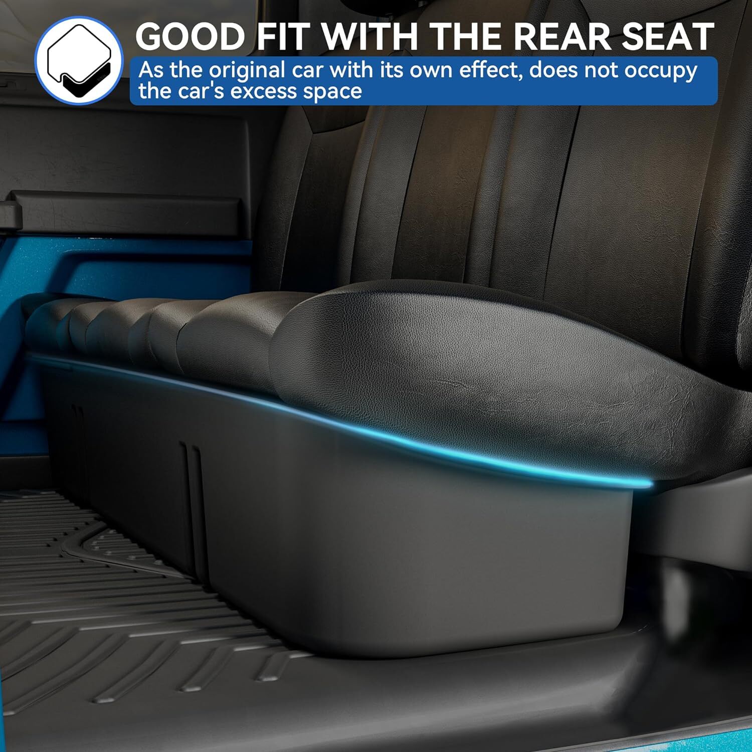 Upgraded Under Seat Storage Box For 2015 - 2023 Ford F150 SuperCrew Cab 3-in-1