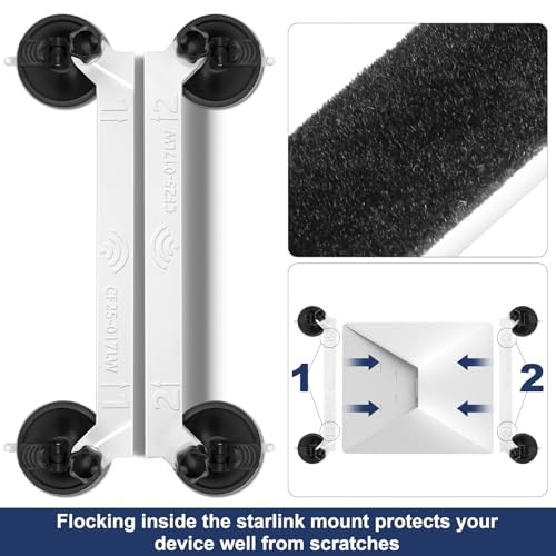 VENNERLI Suction Mini Strarlink Mount Kit - Adjustable Starlink Suction