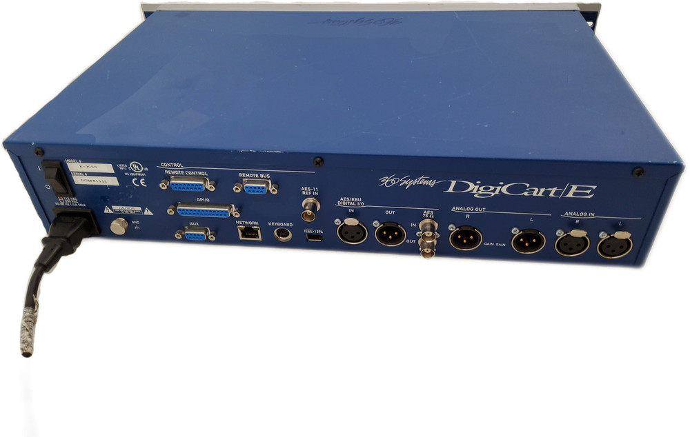 360 Systems E-3000 DigiCart/E Ethernet Audio Recorder