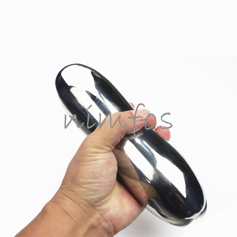 7 Sizes Stainless Steel Solid Anal Plug Double Heads Anus Dilator Plugs Dildo