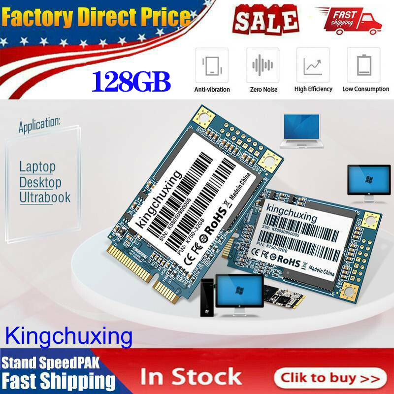 Kingchuxing mSATA Ⅲ Internal Solid State Drive 128GB Desktop Laptop High Speed