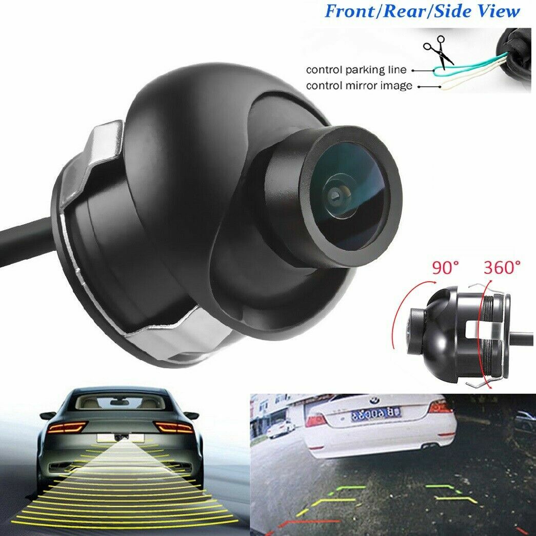 Car Front/Side/Rear View Backup Reversing Camera Waterproof Nightvision 170° 12V