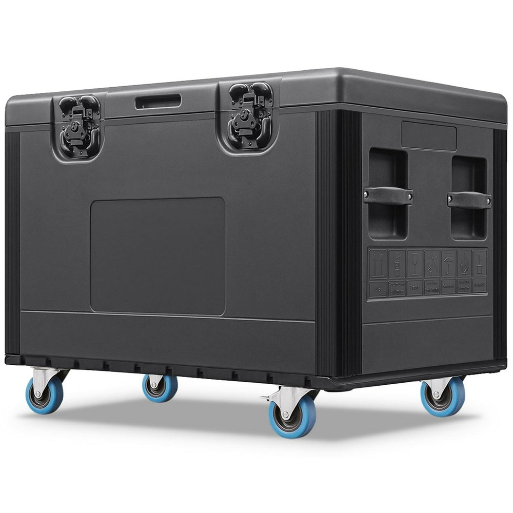44"x22"x25" Cable Trunk Road Case with Wheels Professional Stackable Road Case