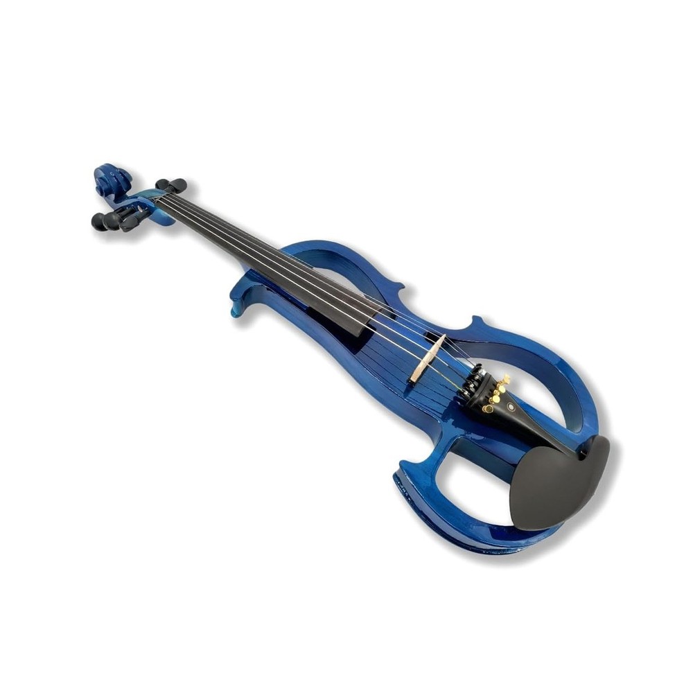 5 Strings Electric Viola 16 inch Full Size Solid Wood Ebony Accessories with ...