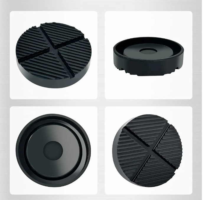 Floor Jack Rubber Pad, Universal Jack Pad Adapter, Protects Weld SideFrame Rail