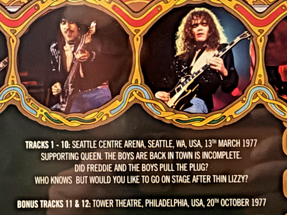 Thin Lizzy Back On The Streets LP vinyl