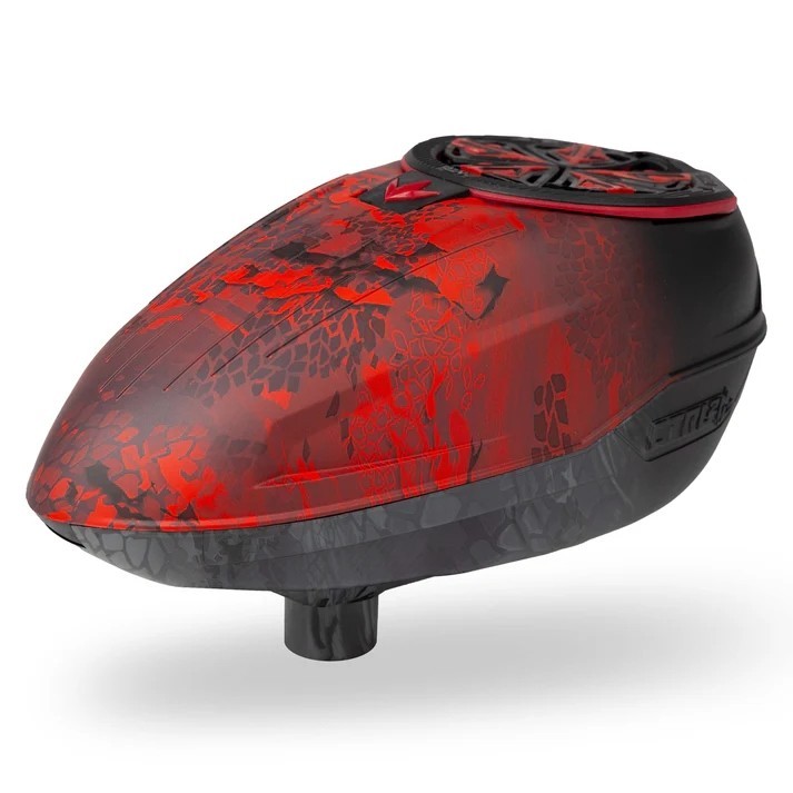 Bunkerkings CTRL 2 Electronic Paintball Loader - Fire Black Highlander